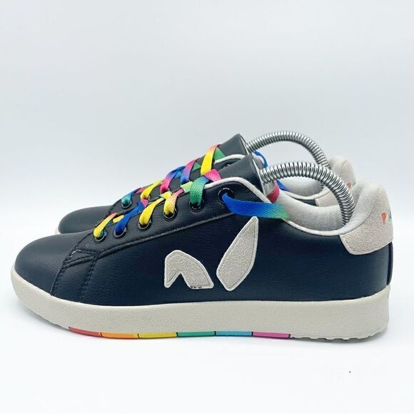 Pride Bunny Shoes - Pride Bunny leather and suede sneakers - M6 / W7 unisex